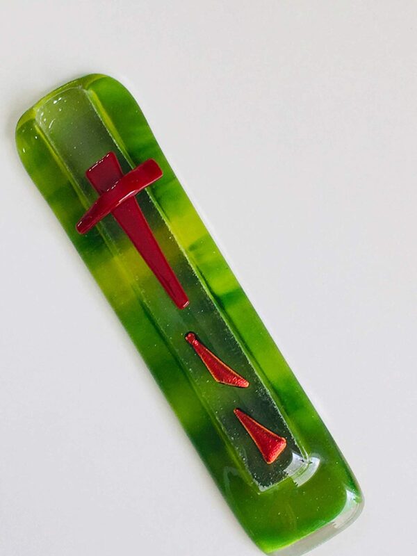 Fused Glass Christian Prayer House Blessing