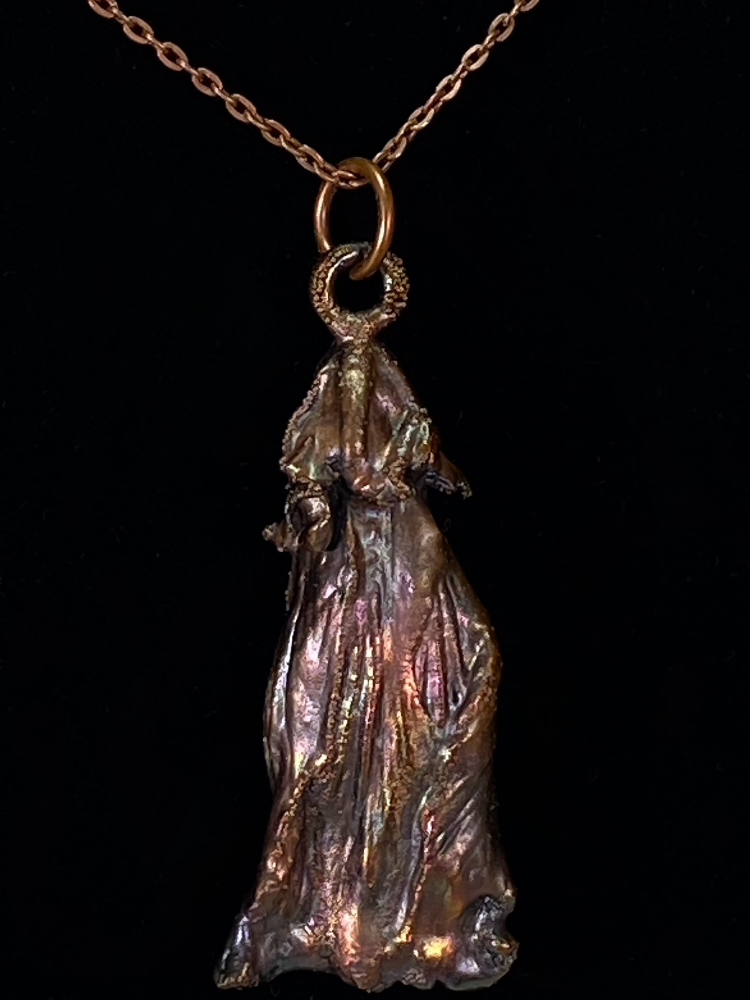 0B3AA4AE-12F7-489A-B1FC-53B9F5FE183C_1_102_a-min Electroformed Copper Pendant Hand-Crafted Organic Hibiscus Design "Must Have Statement Piece"