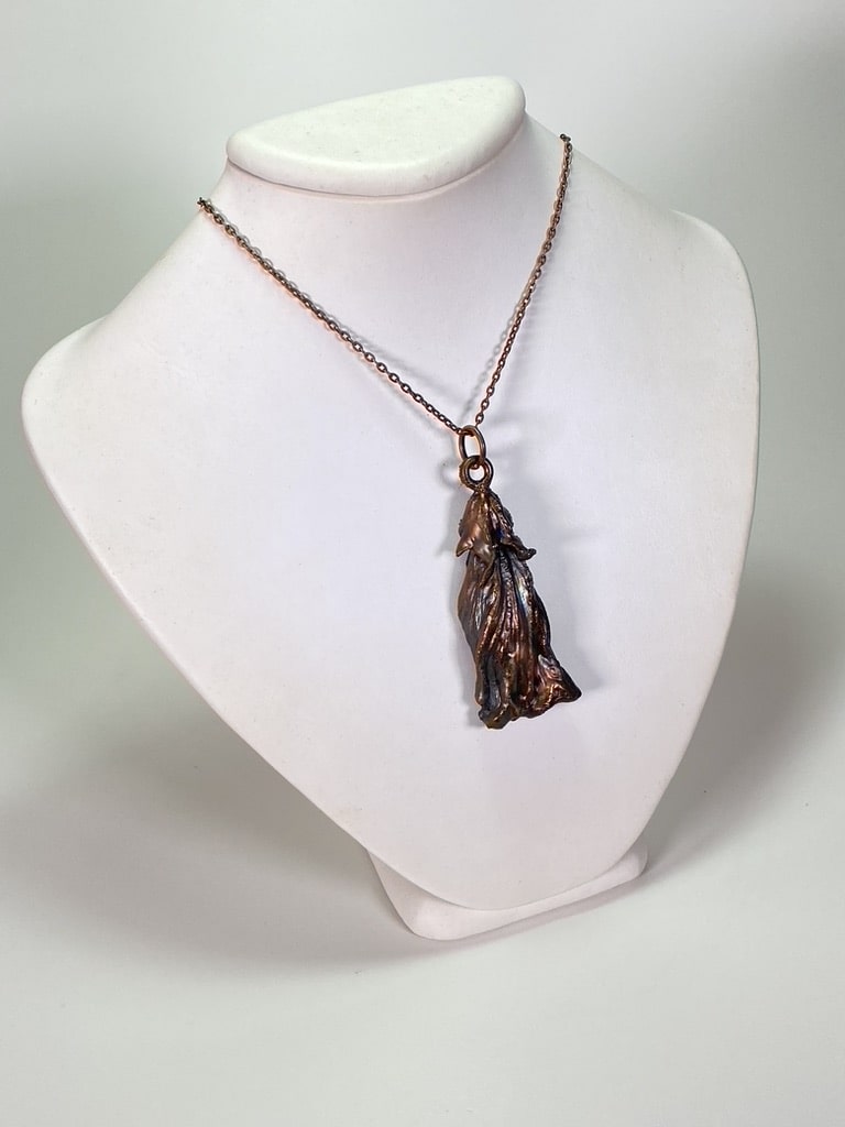 9BE57B9A-AD08-4E05-8E67-76B600FEF7F2_1_105_c-min Electroformed Copper Pendant Hand-Crafted Organic Hibiscus Design "Must Have Statement Piece"
