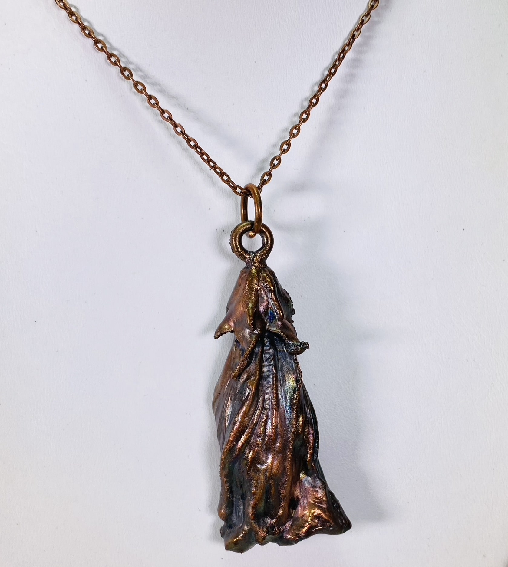 DBDCF029-14AC-4C70-8E4B-E6A307D77F64_1_102_a-min Electroformed Copper Pendant Hand-Crafted Organic Hibiscus Design "Must Have Statement Piece"